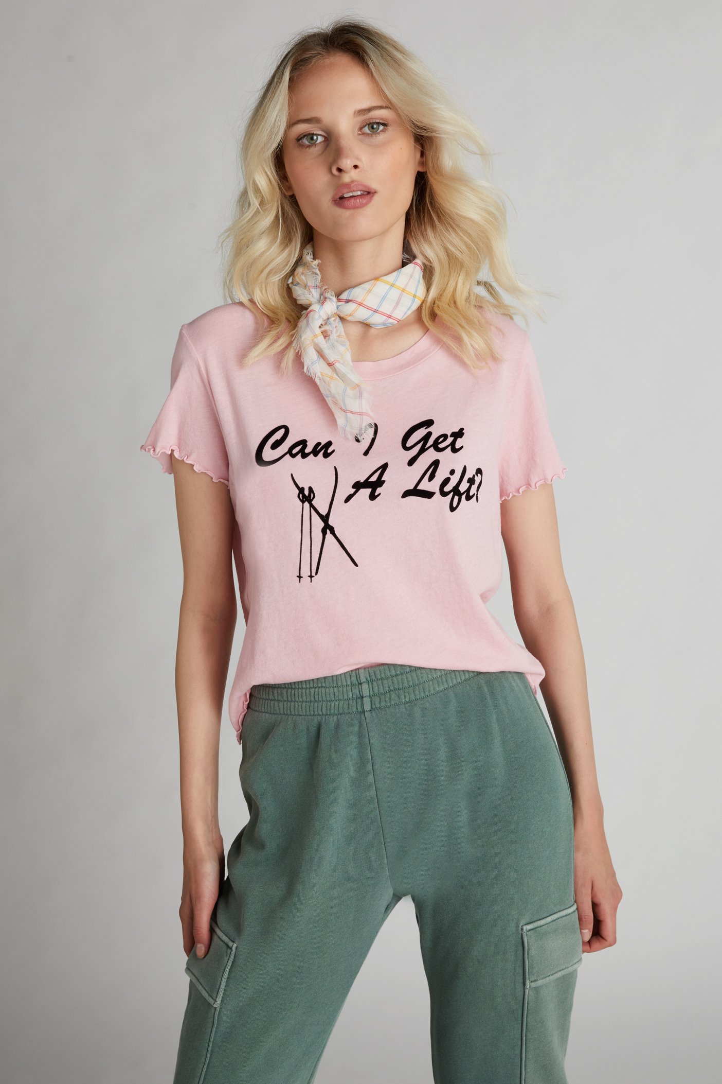 Wildfox Get A Lift T-shirt in Carnation