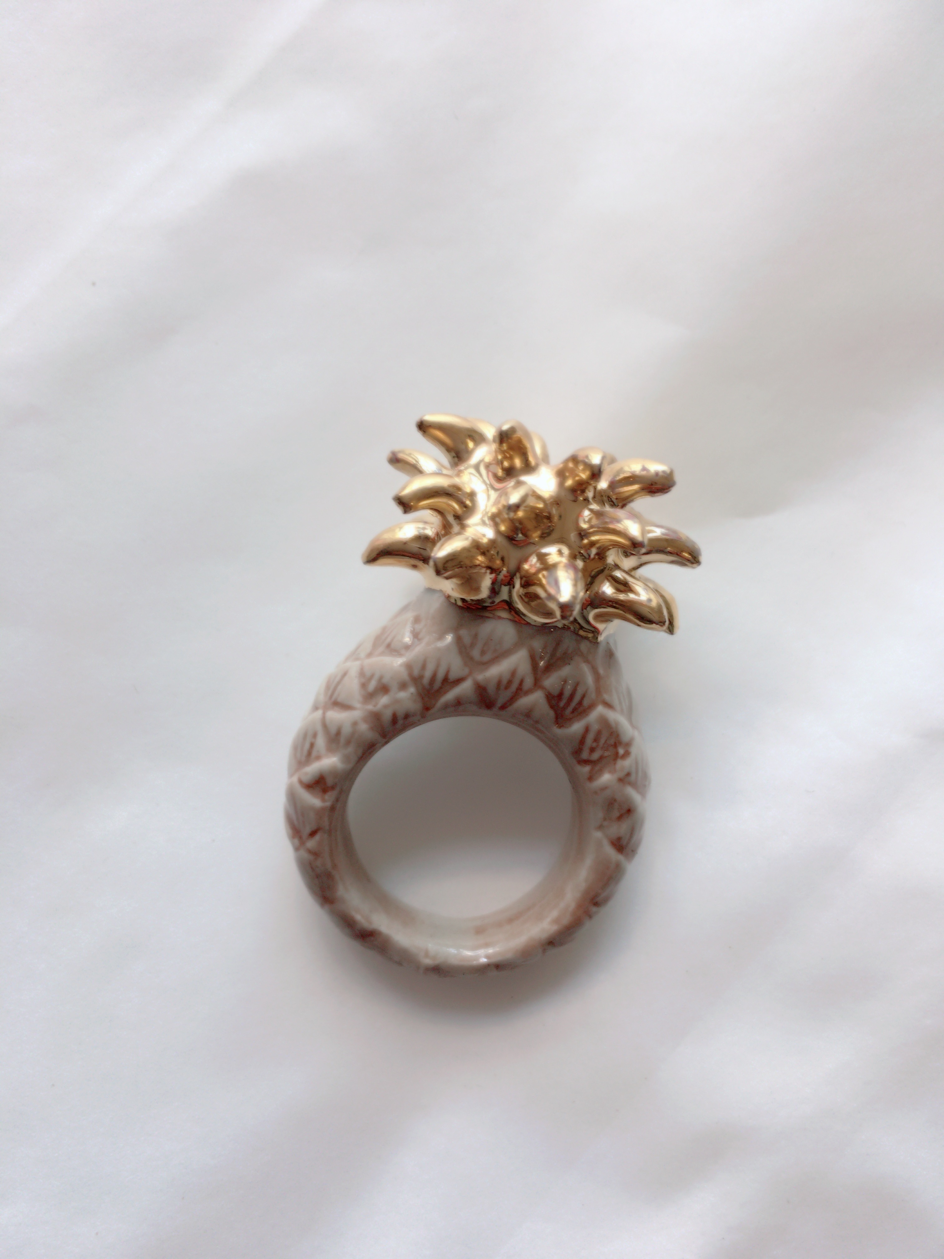 And Mary  Beige Ring Pineapple