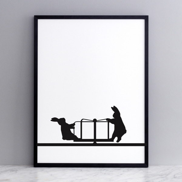 HAM Roundabout Rabbit Picture Frame