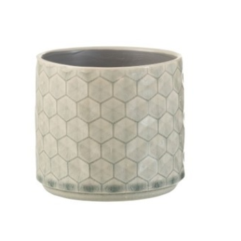 jolipa-small-ceramic-grey-rhombus-flowerpot