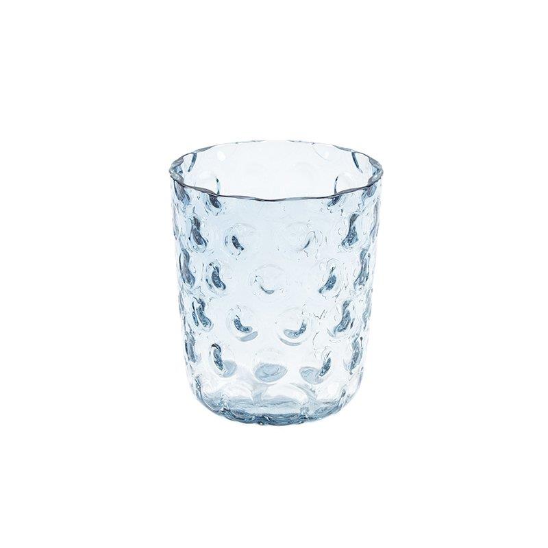 Kodanska 250ml Blue Smoke Big Drops Danish Summer Tumbler Water Glass