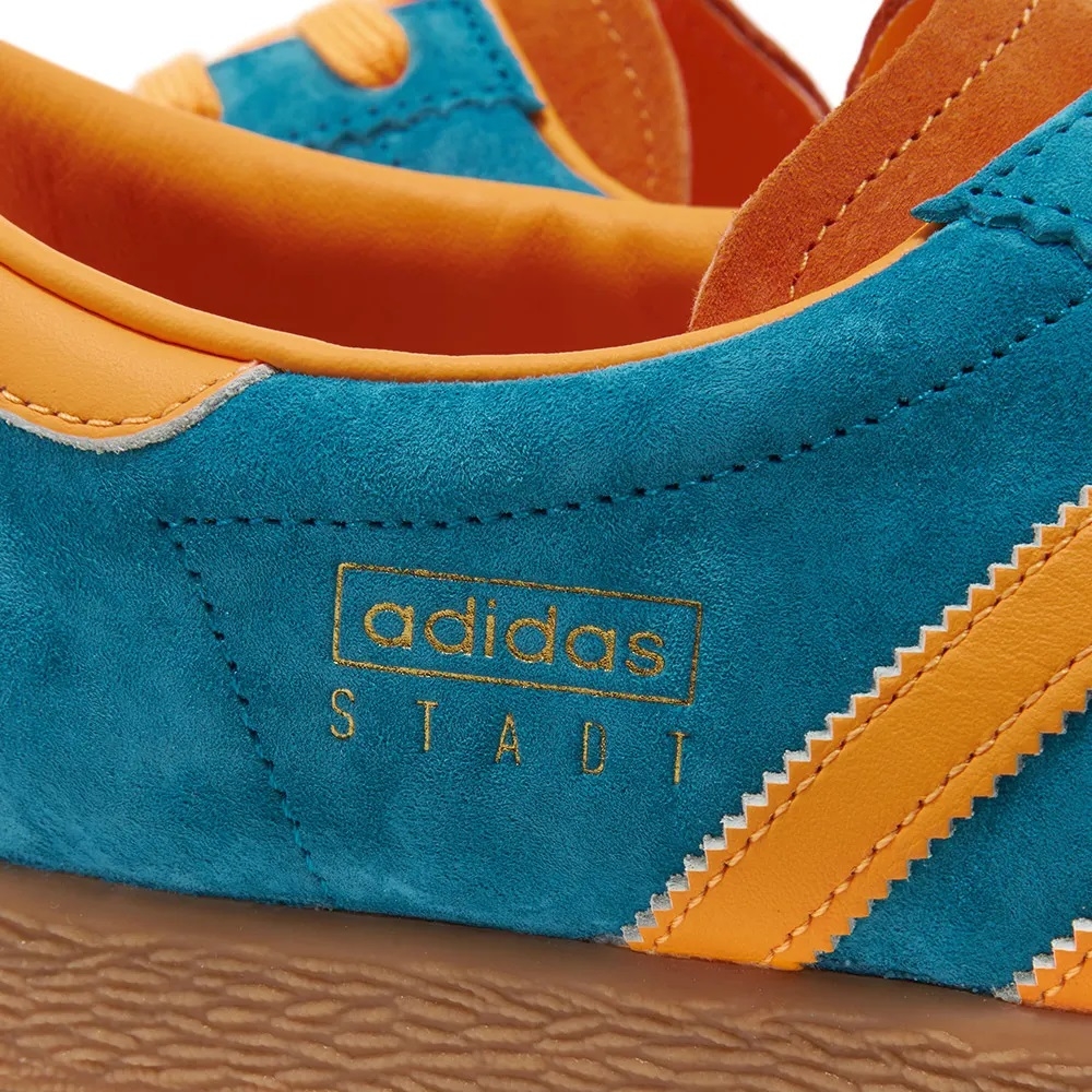 adidas stadt teal orange & gold