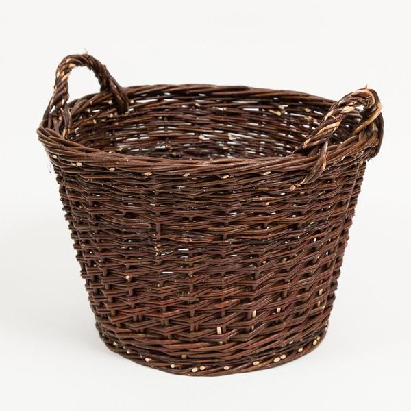 Travelling Basket Medium Traditional Log Basket