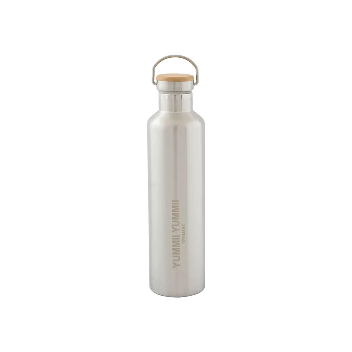 Yummii Yummii 1000ml Silver Bamboo Lid Thermo Bottle