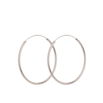 pernille-corydon-4-cm-silver-plain-hoops