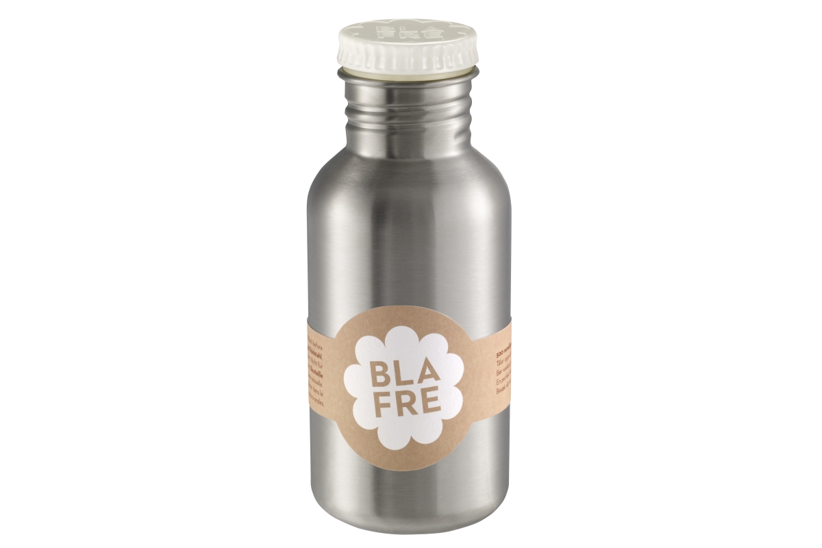 BLAFRE 500ml White Steel Bottle