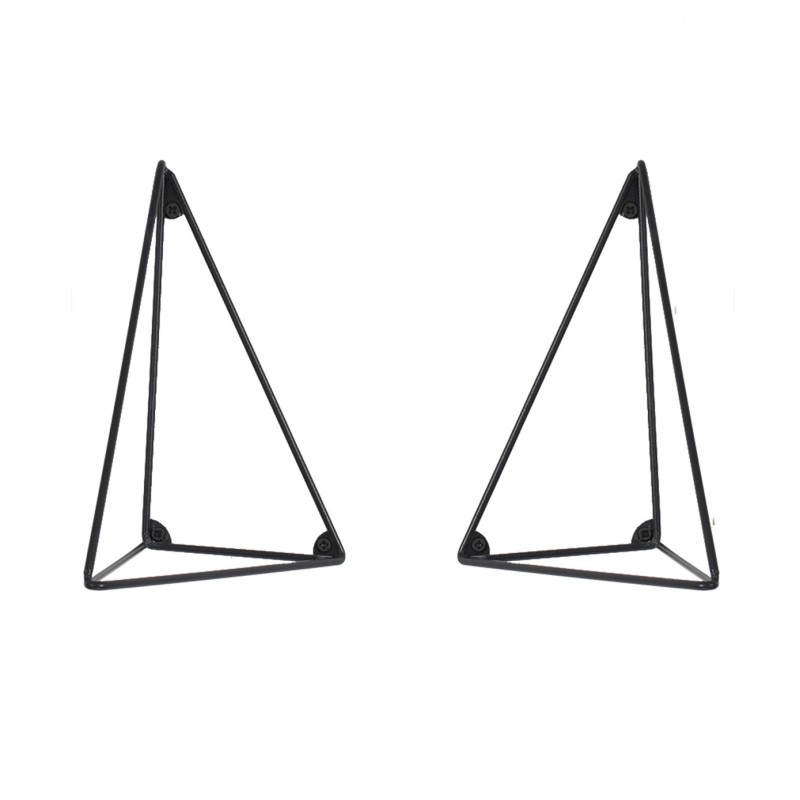 Maze Set of 2 Black Pythagoras Shelf Console