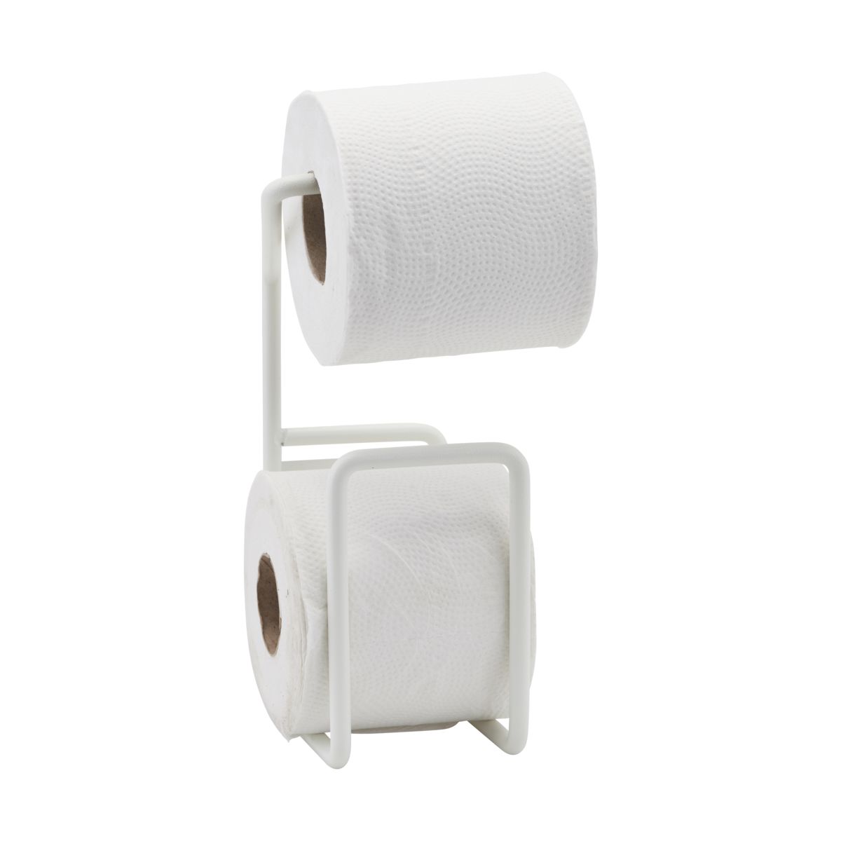 House Doctor 24.5 cm white lacquered steel toilet paper holder  