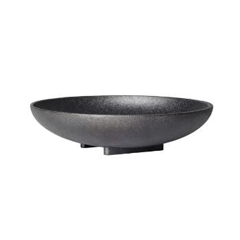 village-20cm-black-cast-iron-tonkotsu-bowl