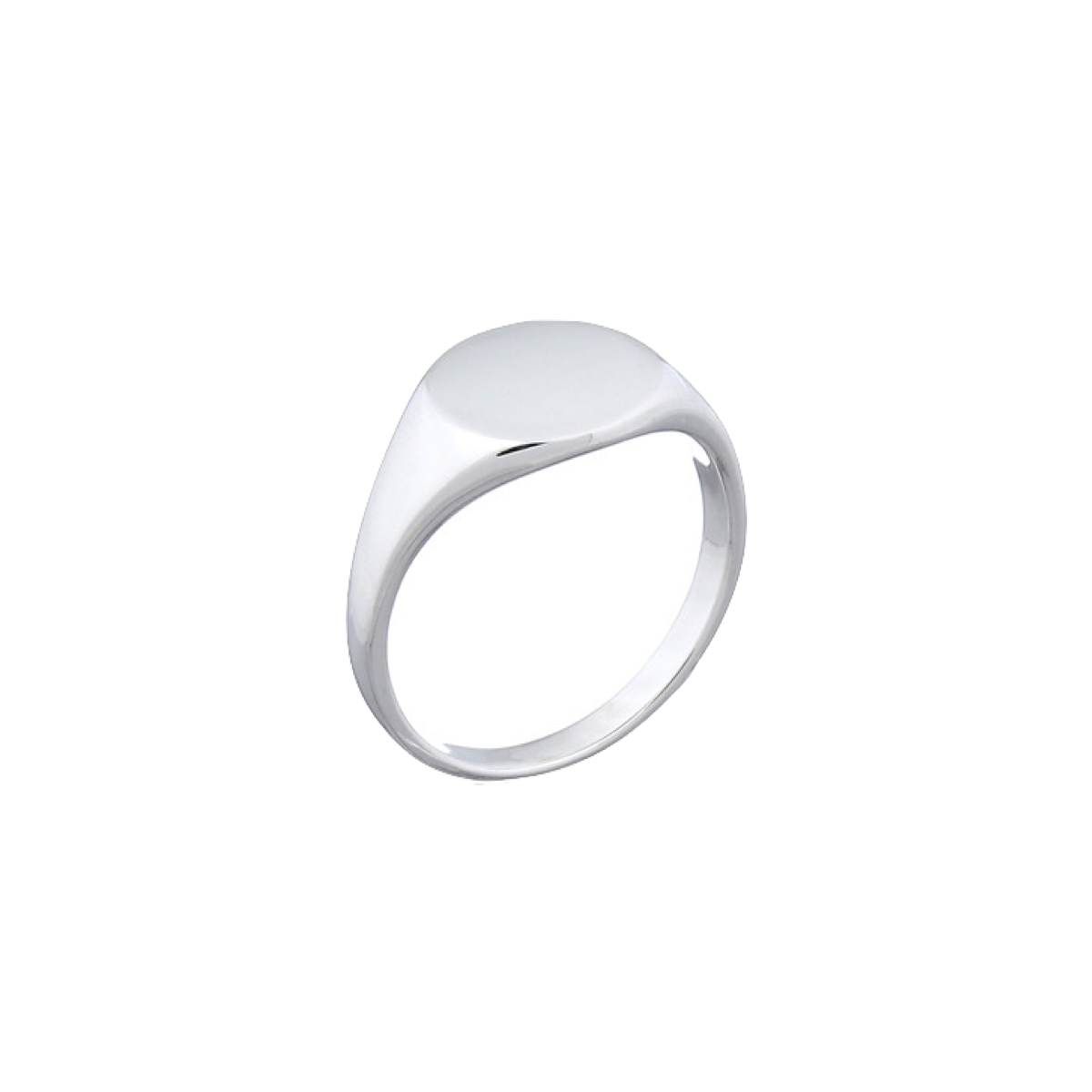 Keep It Peachy ELIZA SILVER SIGNET RING