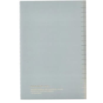 Monograph A4 notebook with 40 green/grey pages h 29 x 21cm