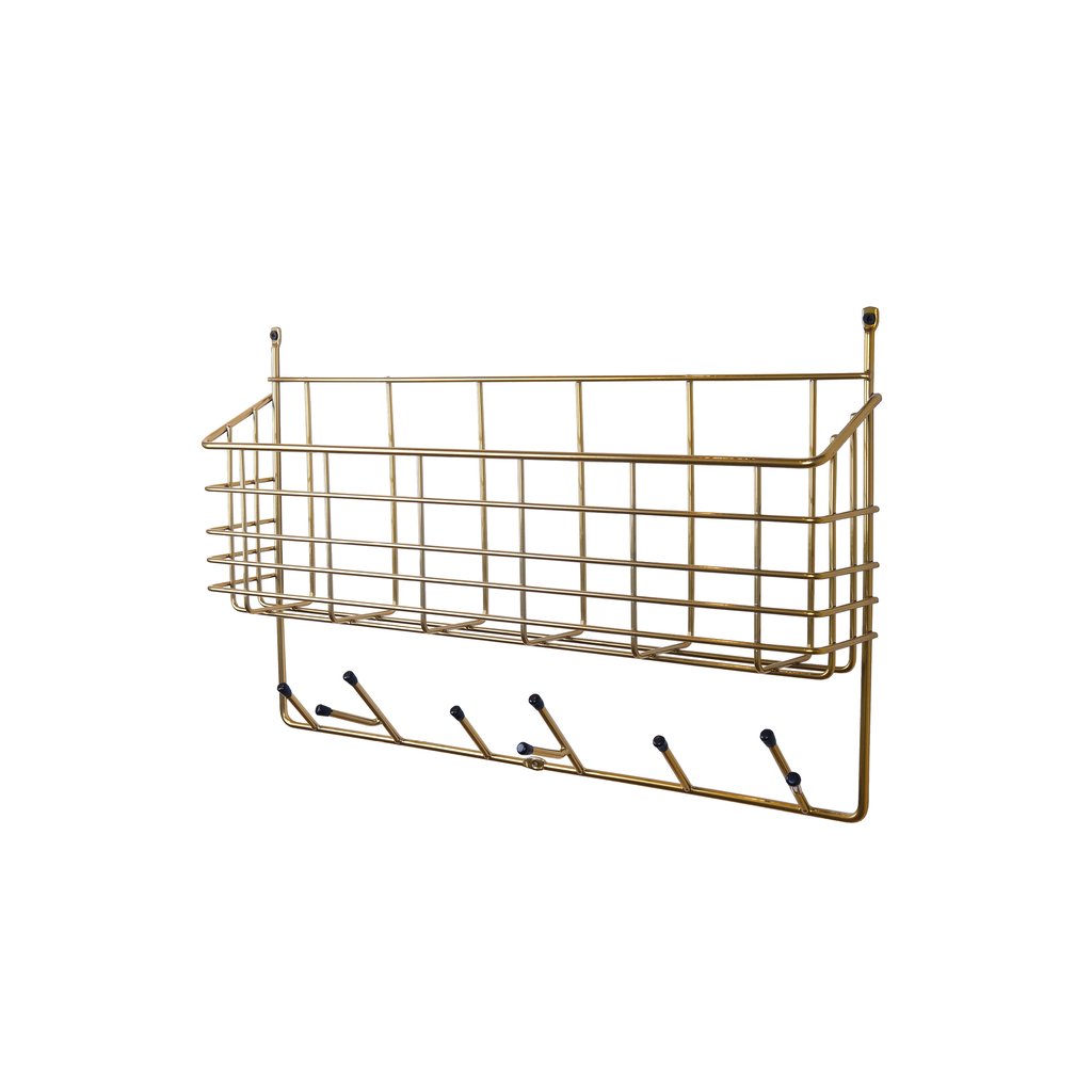 Maze Brass Middle Shelf