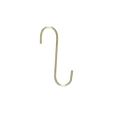 Hubsch Large Brass S Hook