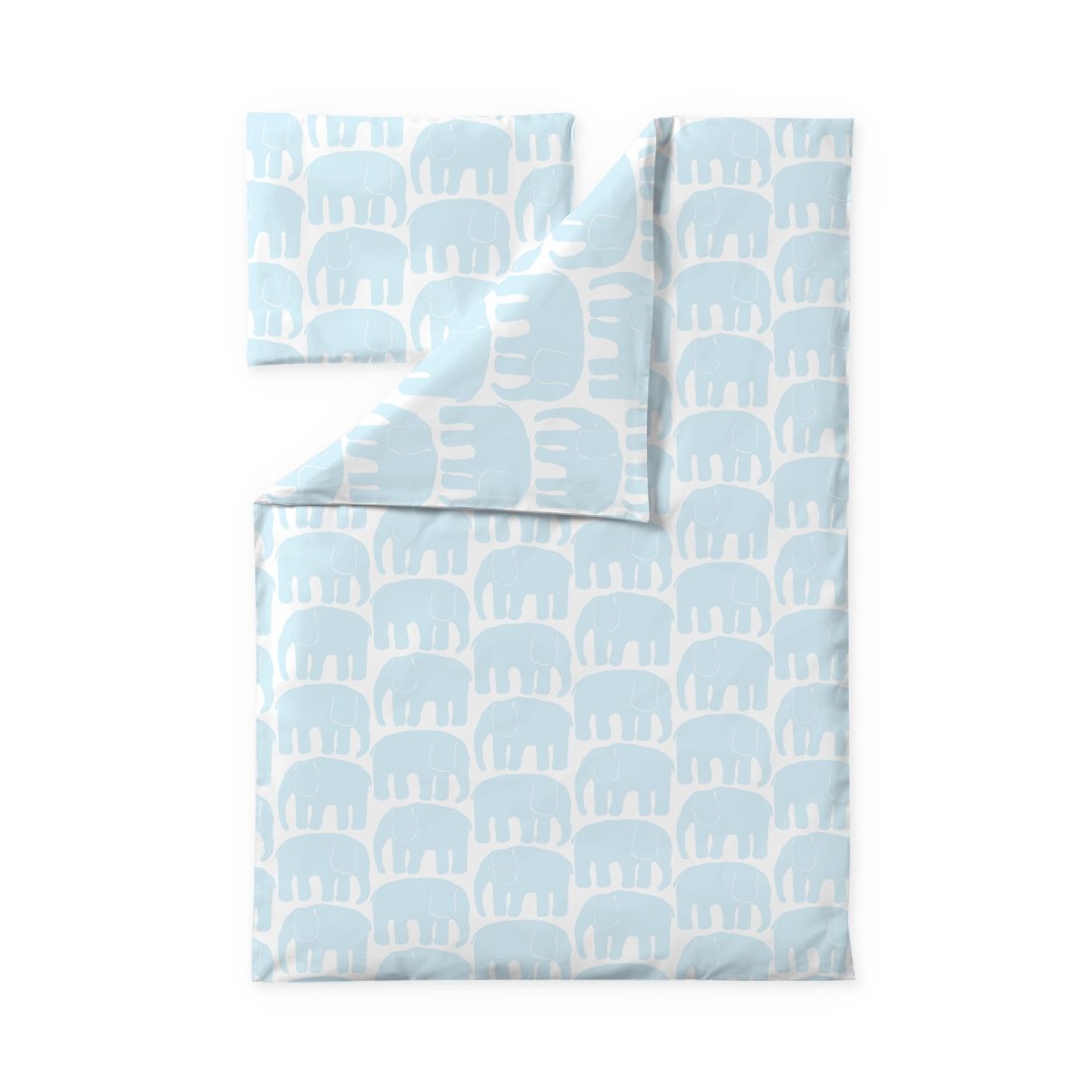 Finlayson Light Blue Elephant Kids Bedspread