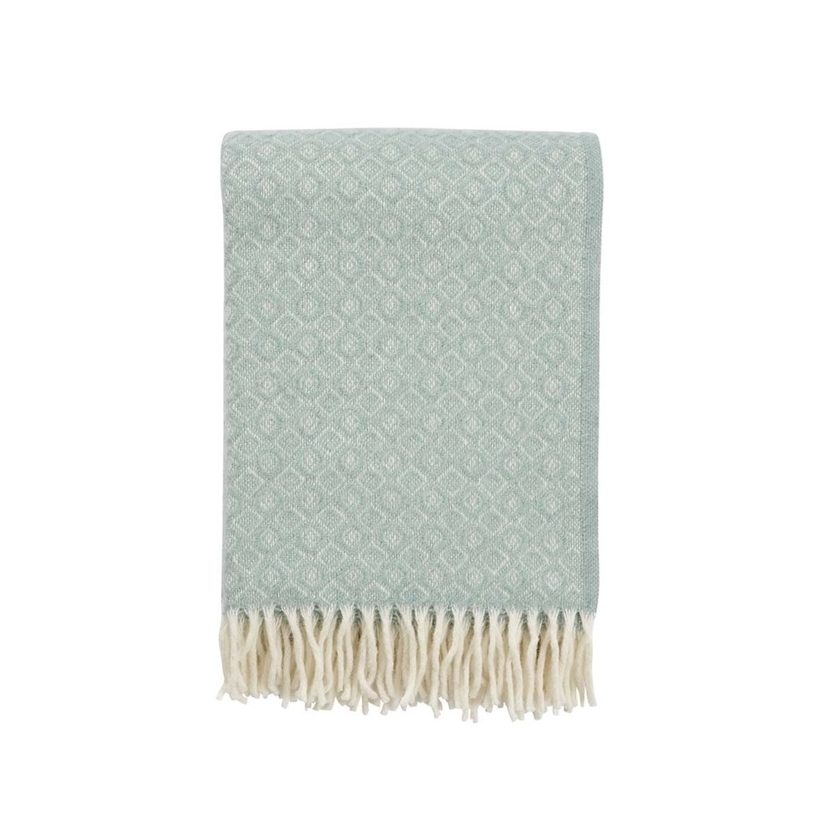 Klippan Yllefabrik Light Blue Lamb Wool Havanna Blanket