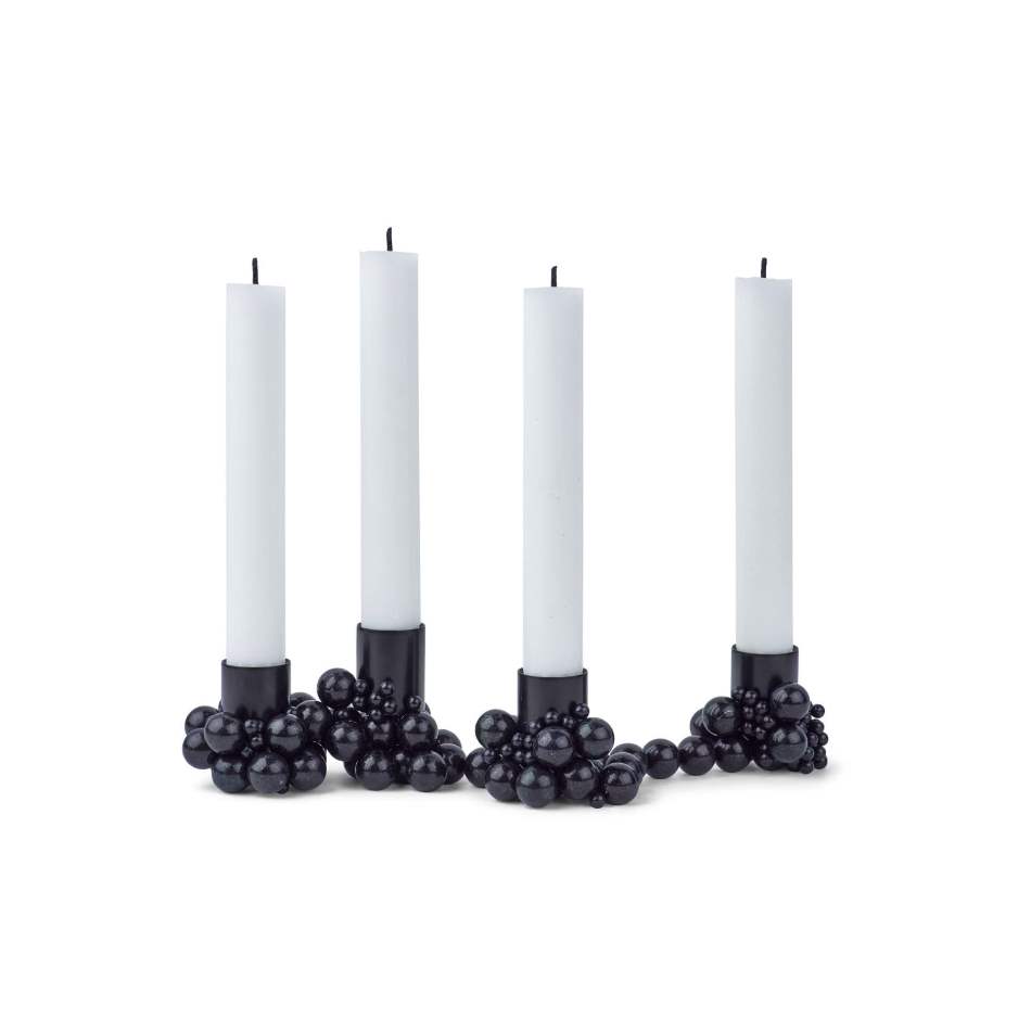 Gejst 4 Black Metel Molecule Candlestick