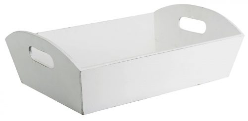 Ib Laursen White Wooden Tray