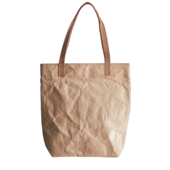 House Doctor Bag with two long handles 35x36cm made of kraft in natural colour.