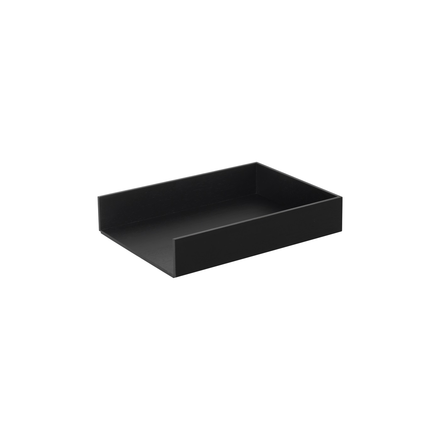 Ferm Living Black Stackable Letter Tray