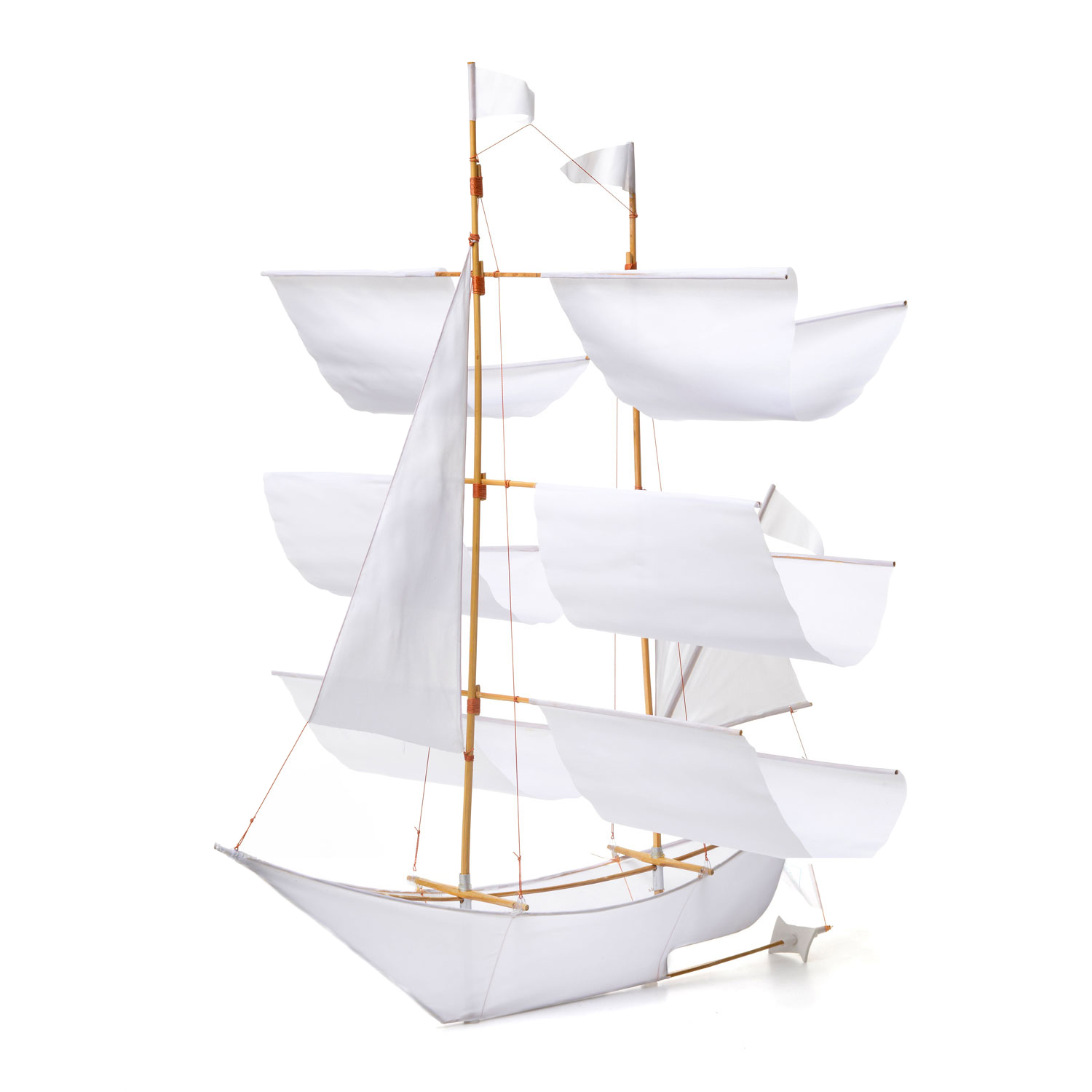 Haptic lab 66 x 71cm White Mobile Sailing Ship Kite