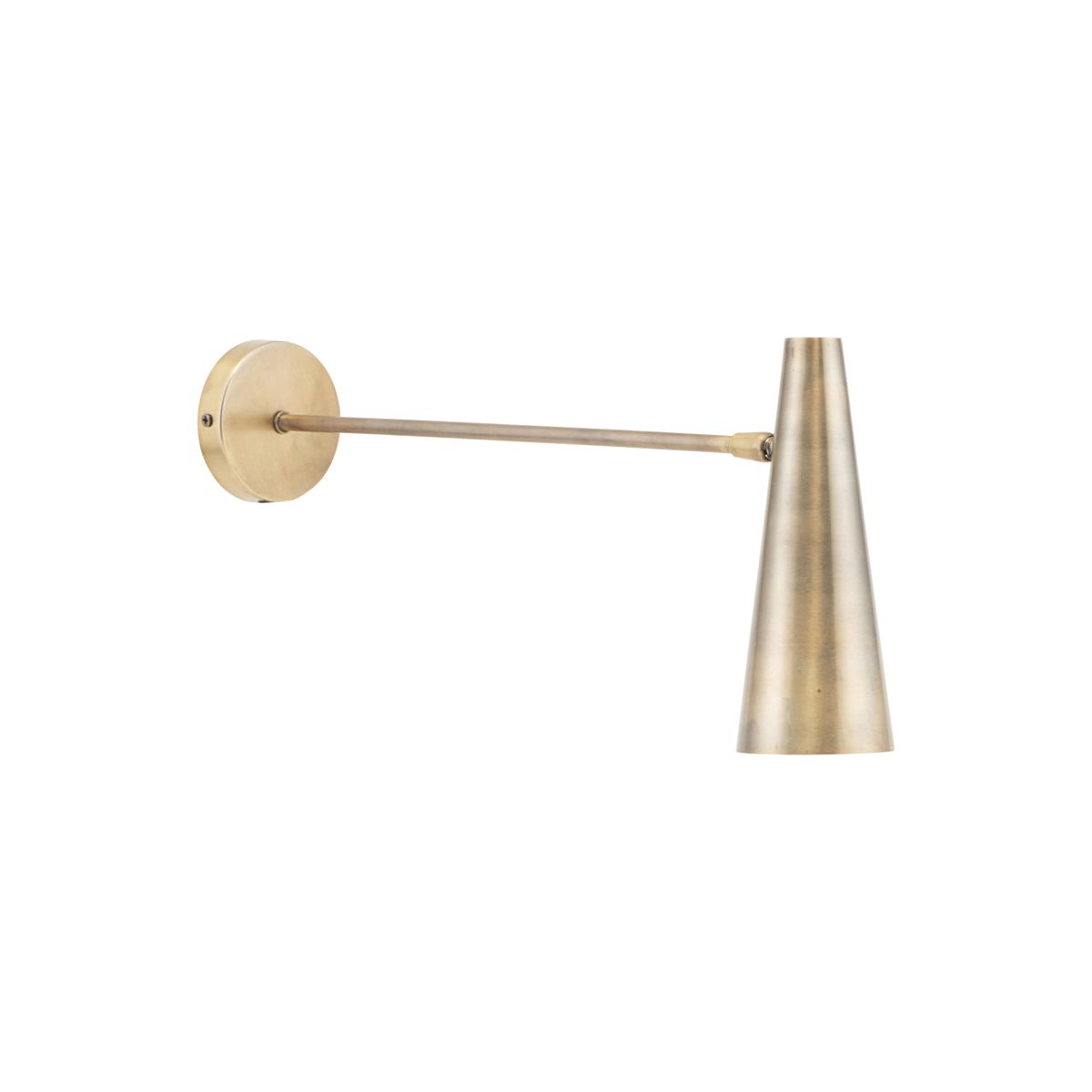 House Doctor Long Brass Precise Wall Lamp