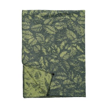 Klippan Yllefabrik Green Wool Felt Amorina Blanket