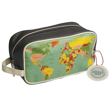 Rex London - Vintage Map Toiletry Bag