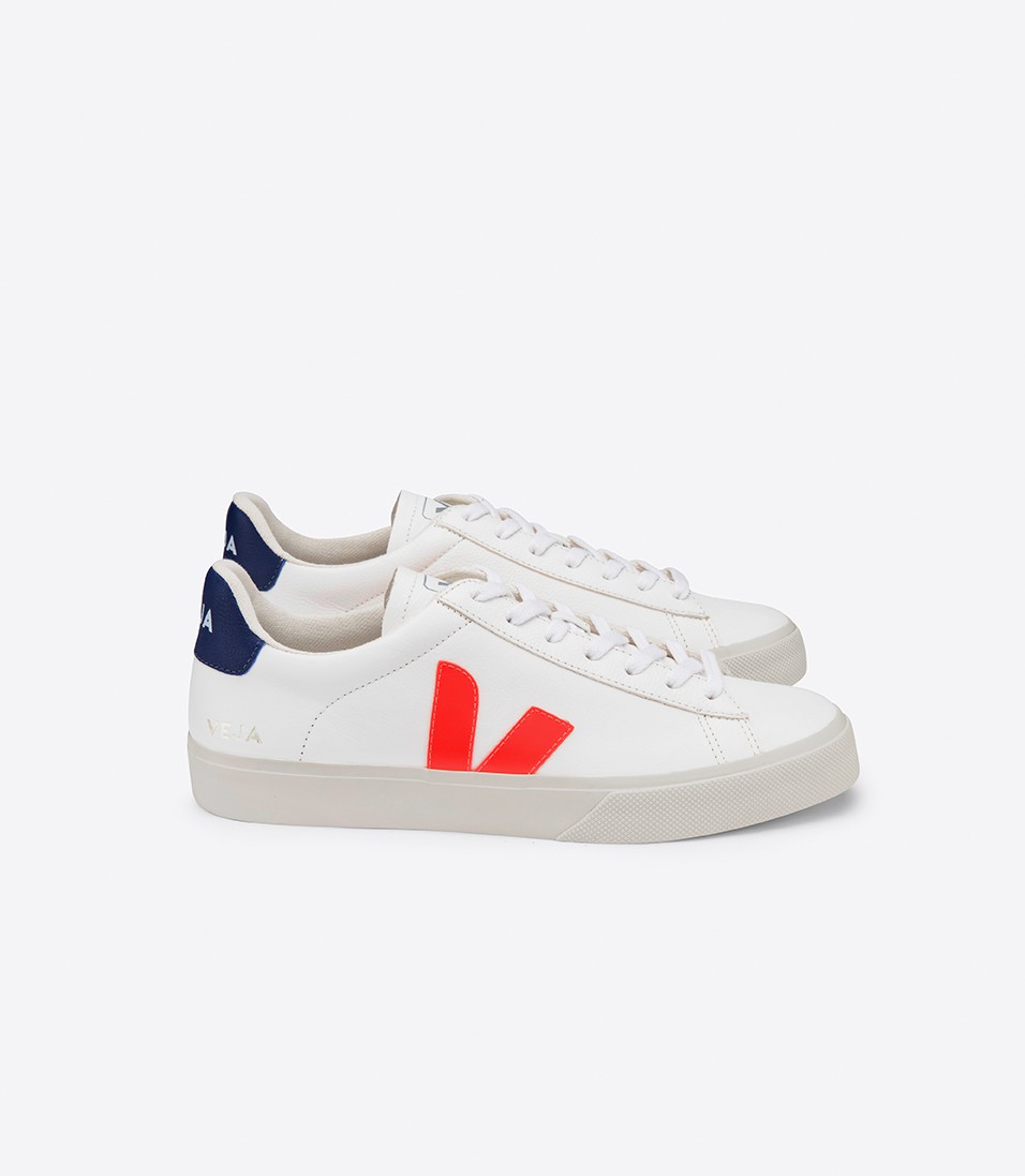 Veja CAMPO White Field Orange Fluo Cobalt 