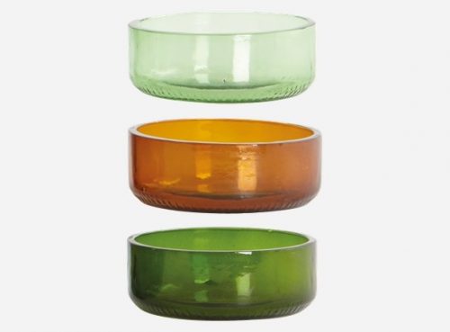 House Doctor Glass Appetizer Bowl for Snacks in Various Colors