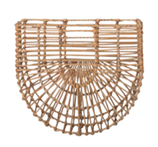 Bloomingville Nature Rattan Wall Basket