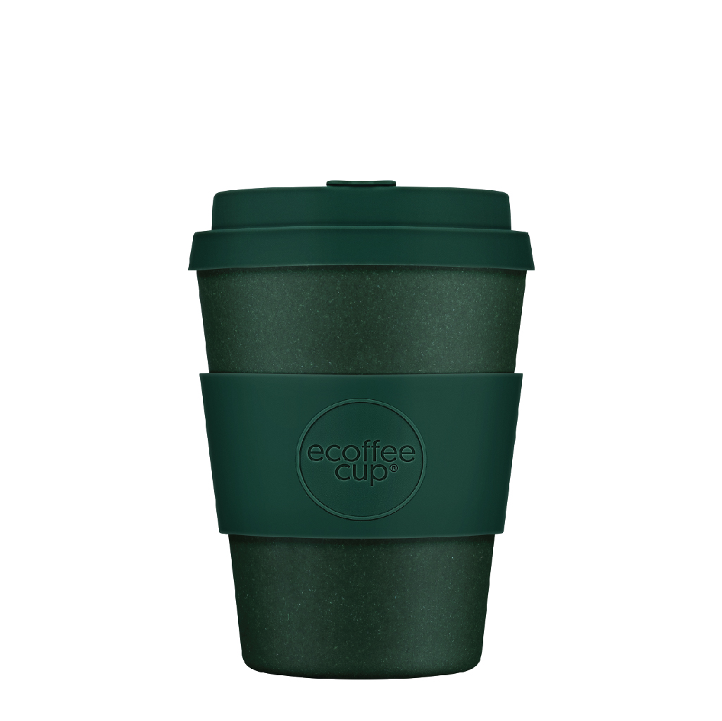 Ecoffee Cup Green Bamboo Cup Leave it out, Arthur 350 ml