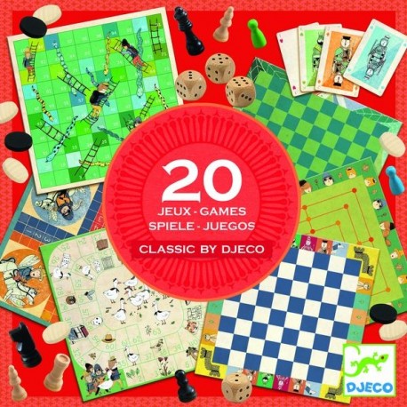 Djeco  20 Games Classic Box