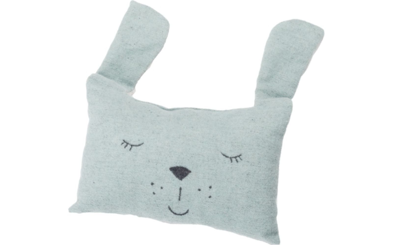 David Fussenegger Mint Bunny with Ears Kids Cushion