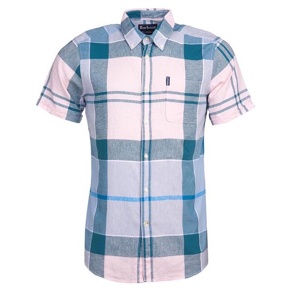 Barbour Douglas Short Sleeved Shirt Pink