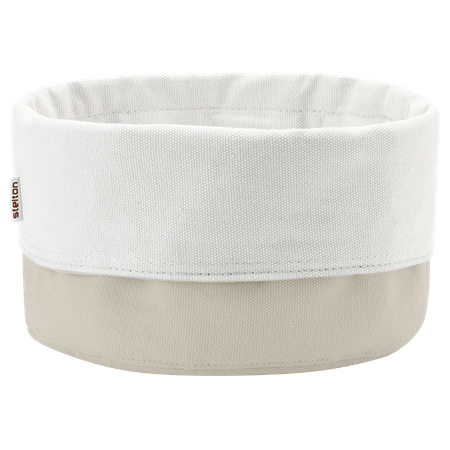 Stelton Large White and Sand Cotton Bread Bag