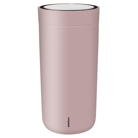 Stelton 0.4L Soft Lavender Steel to Go Click Mug