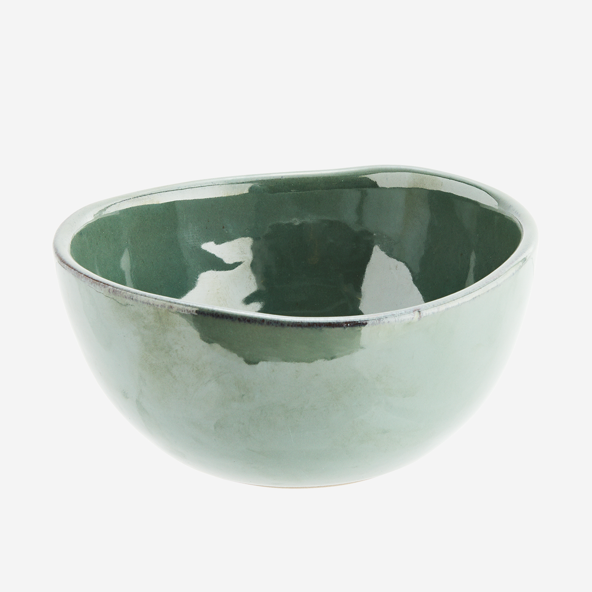 Madam Stoltz Sea Green Stoneware Bowl