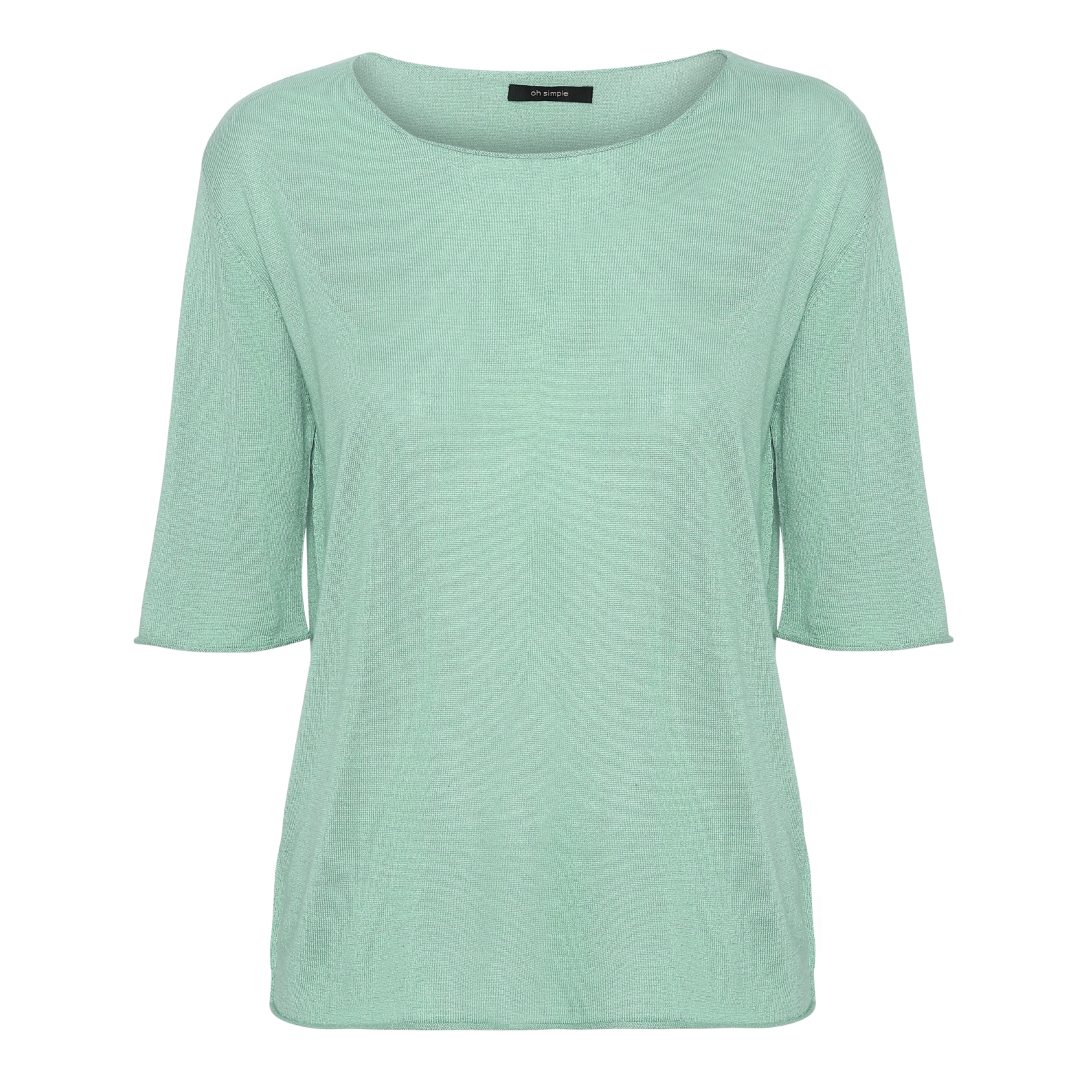 Oh Simple Mint Silk Cashmere Knit