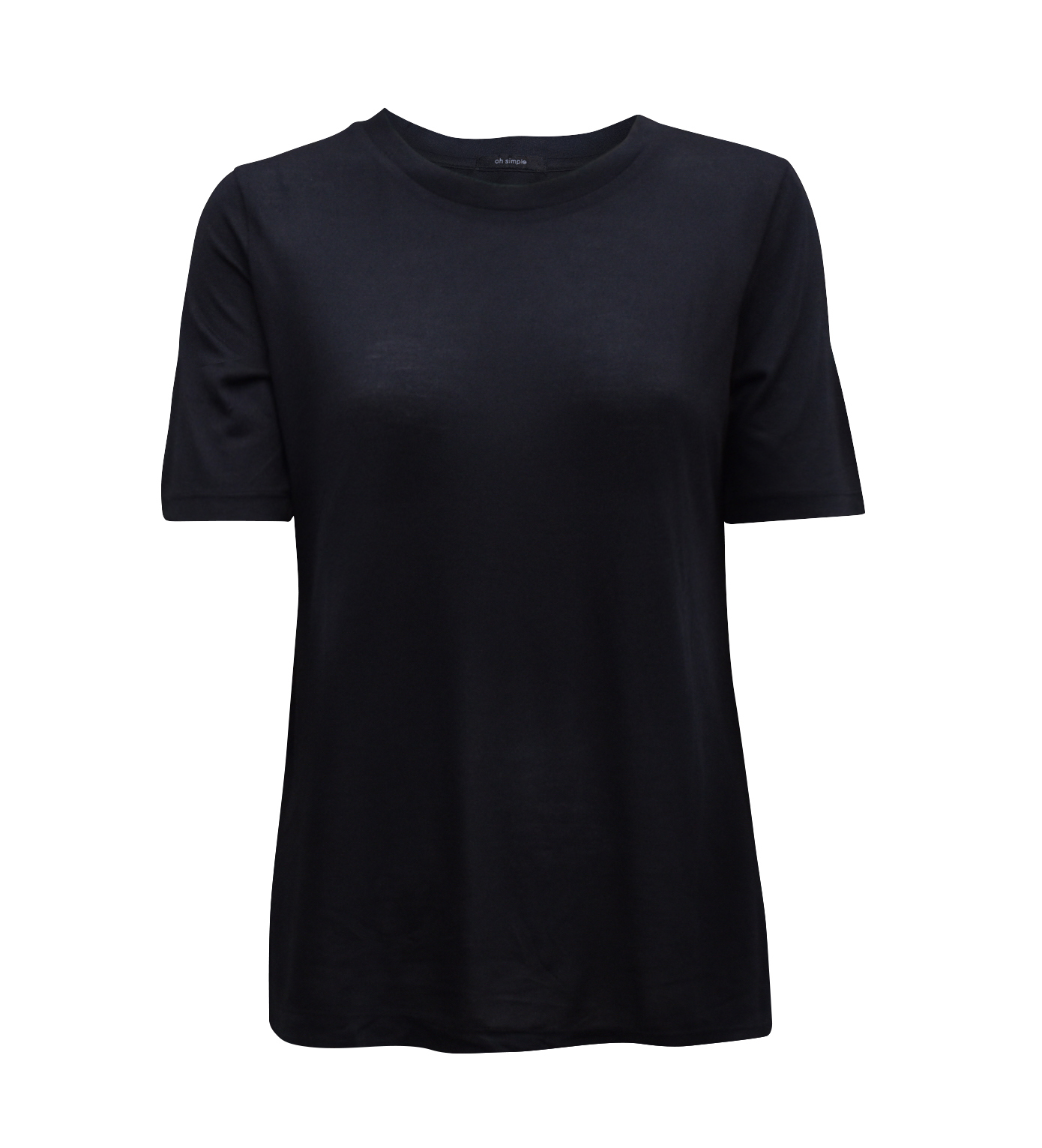 oh-simple-black-tencel-t-shirt