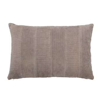 Bloomingville Rectangular cushion L60xW40 cm in taupe cotton. 