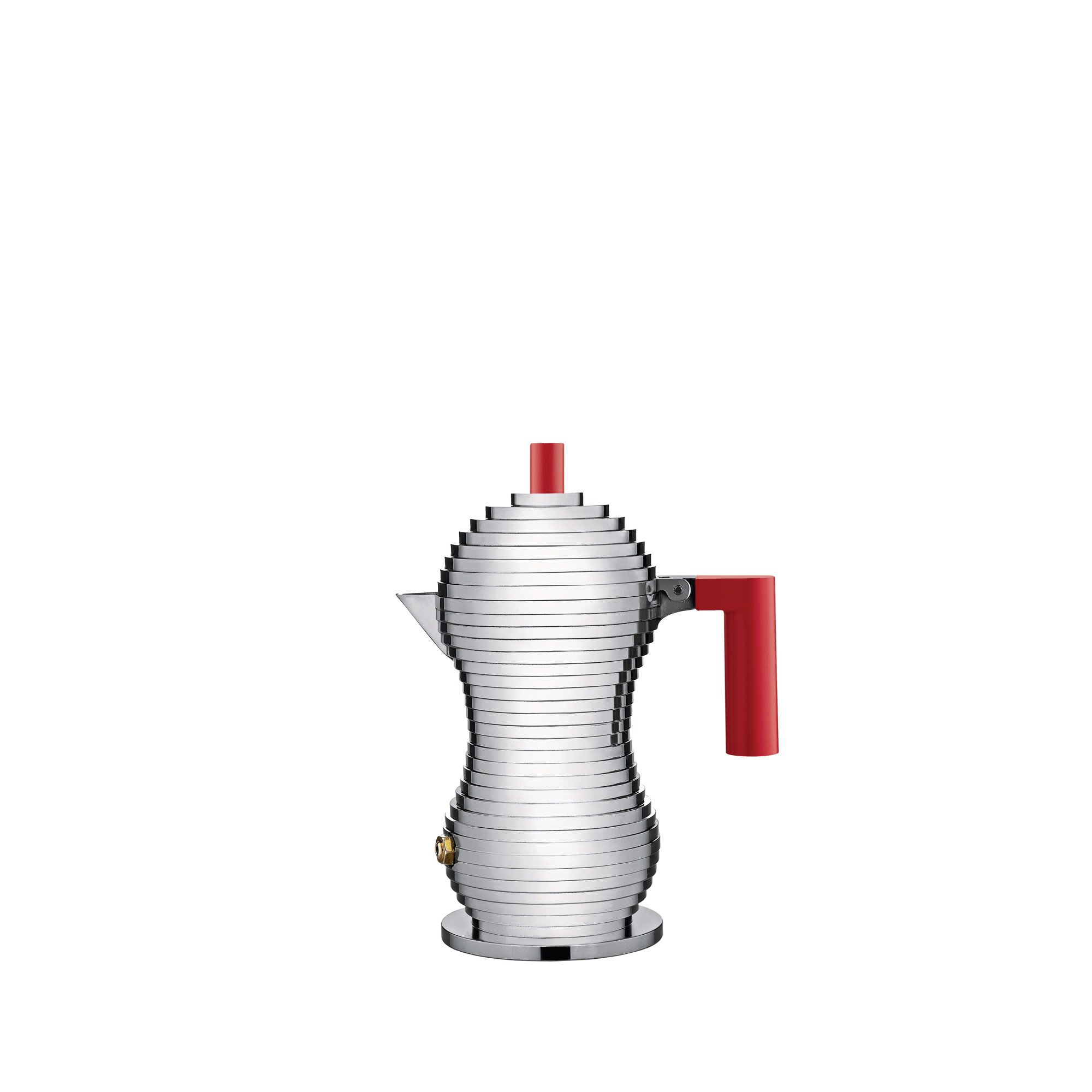 Alessi 1 Cup Red Pulcina Espresso Coffee Maker