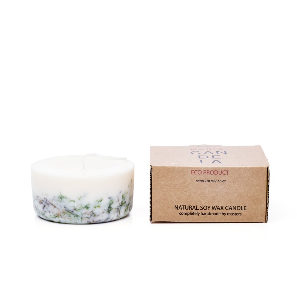 Munio Candela Soy Wax Mini Candle with Natural Fragrances