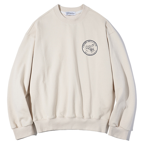 Partimento Cream Chubby Hill Cycle Sweatshirt