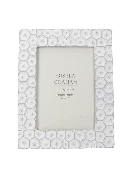 gisela-graham-white-grey-resin-crater-picture-frame-5-x-7