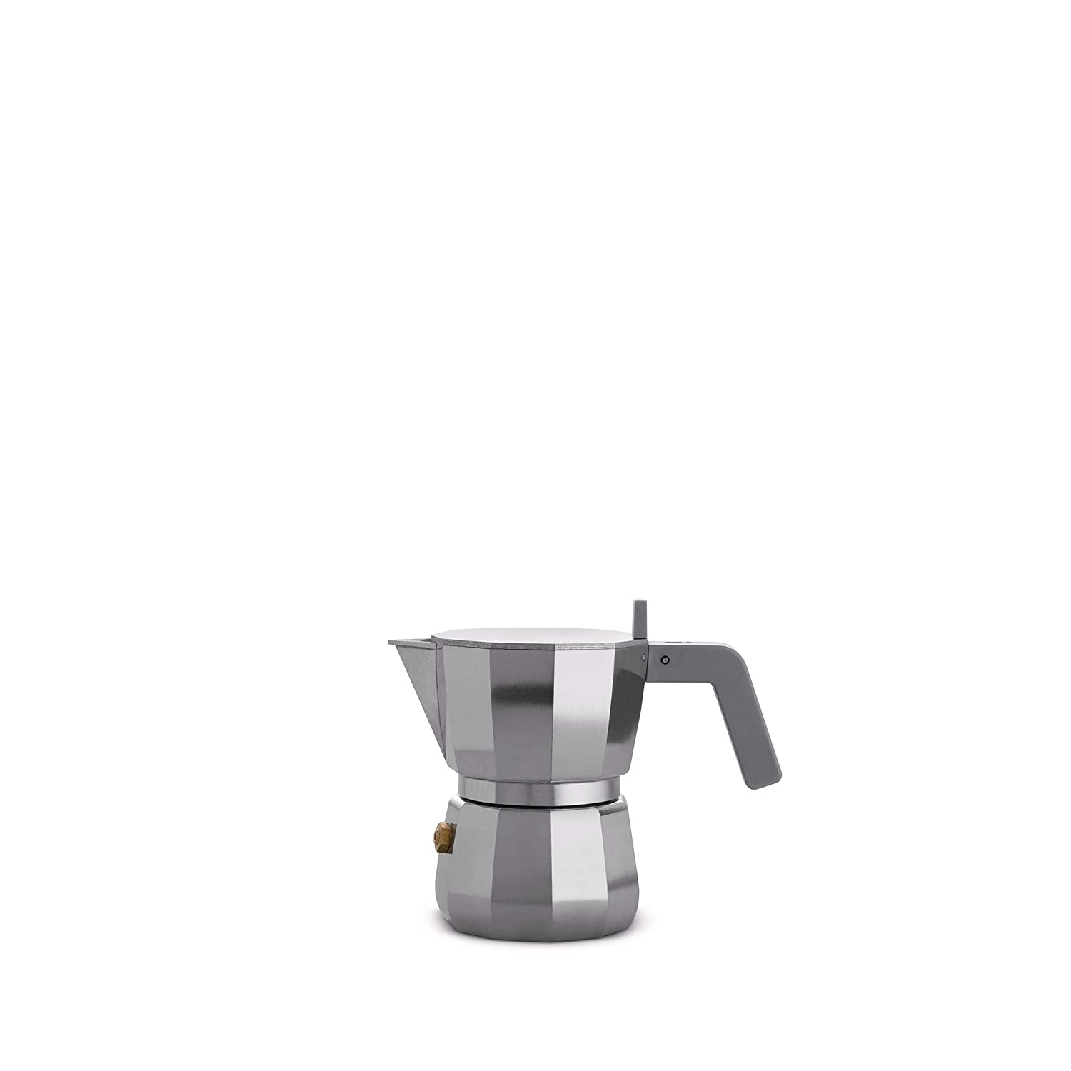 Alessi 1 Cup Grey Moka Espresso Coffee Maker