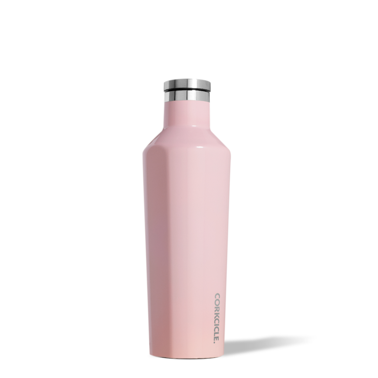 Corkcicle 0.47L Glossy Rose Quartz Canteen Thermos Bottle
