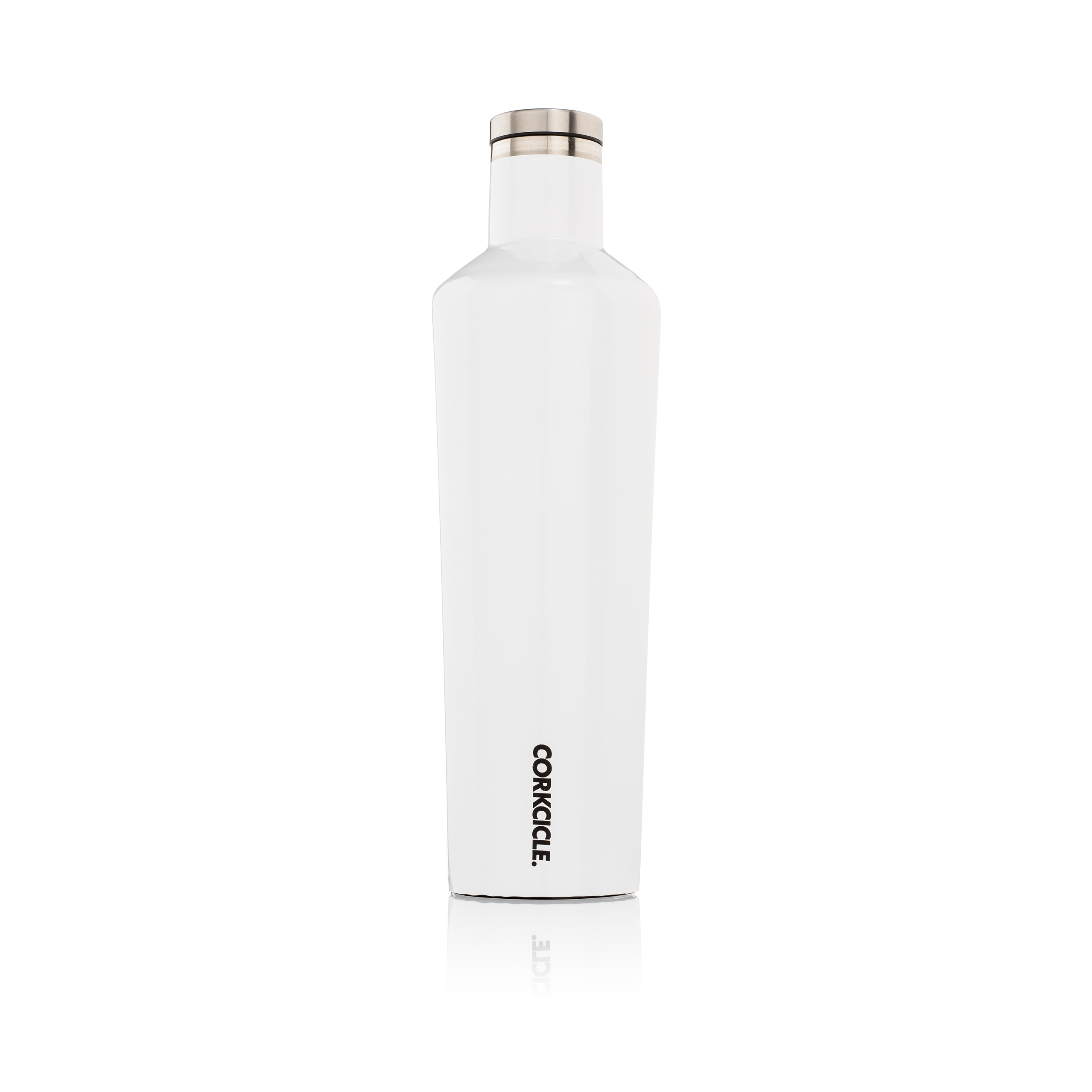 Corkcicle 0.47L Glossy White Canteen Thermos Bottle