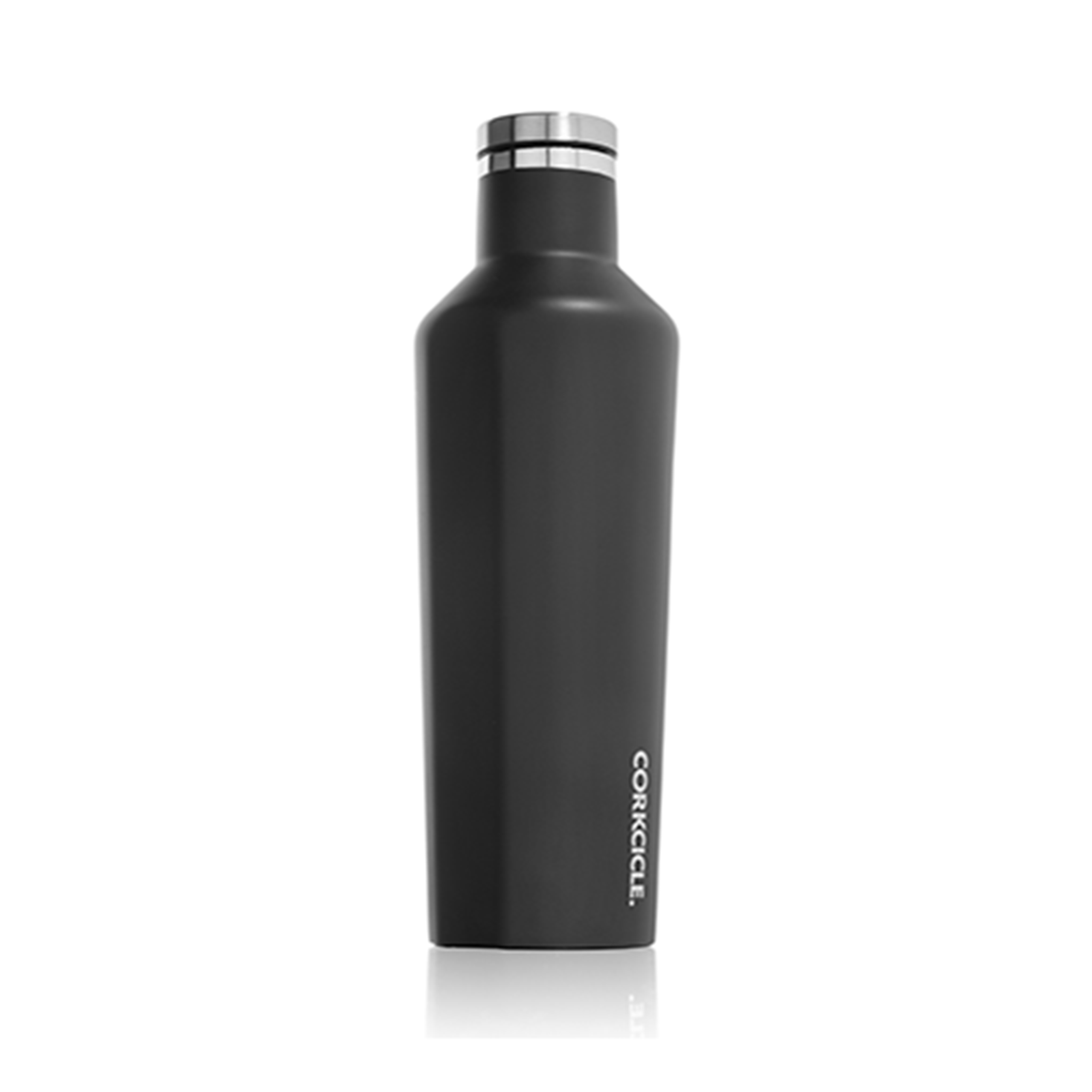 Corkcicle 0.47L Matt Black Canteen Thermos Bottle