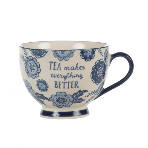 Sass & Belle  Blue Willow Floral Mug - Set 2 units