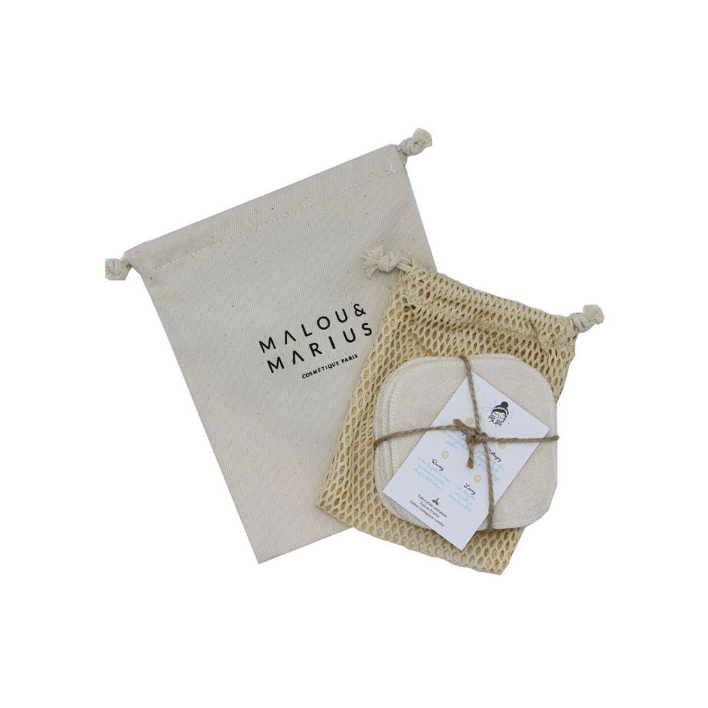 Malou et Marius Washable Make up Wipes Kit